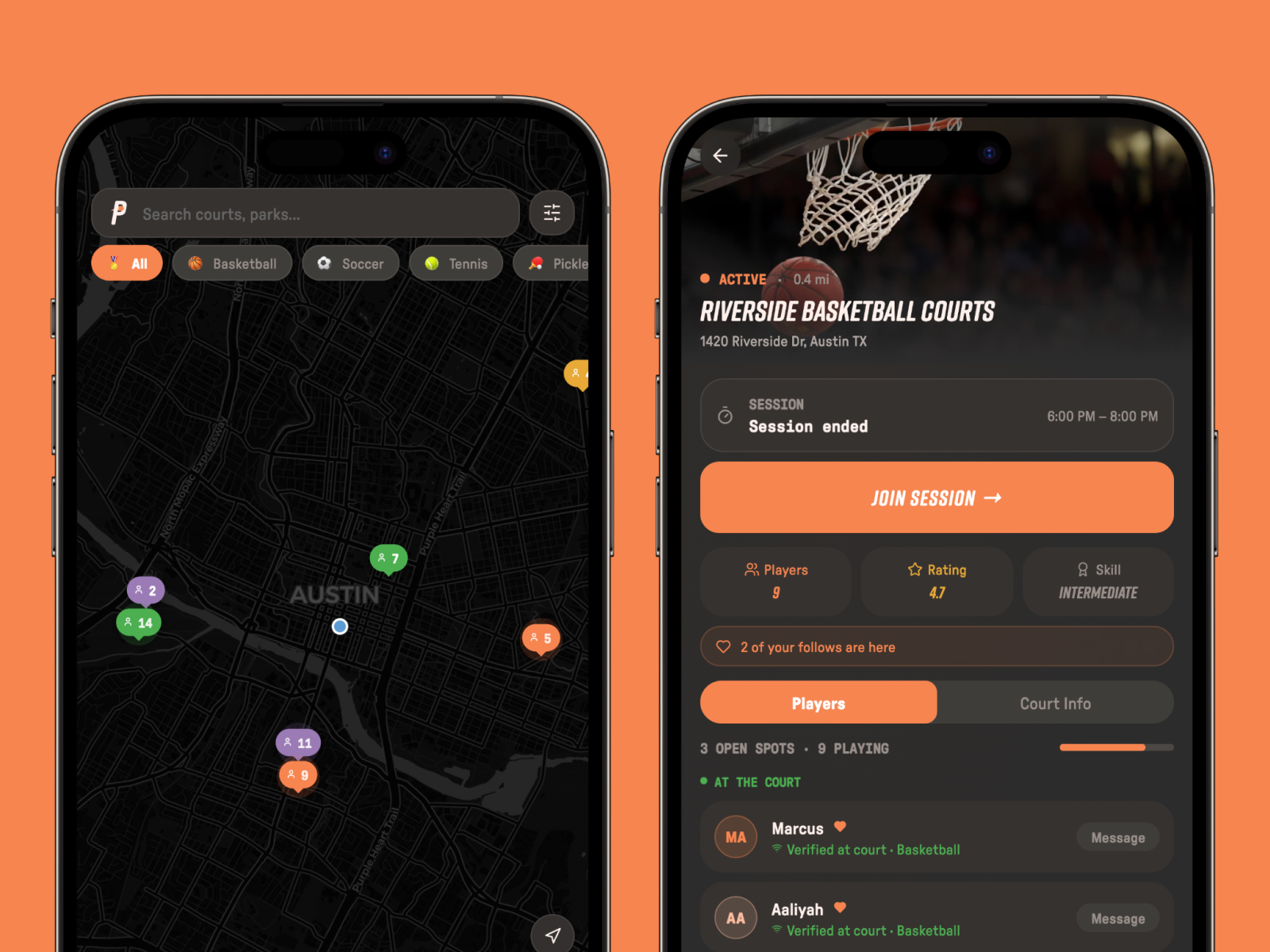 Pickup — sports pickup game brand identity
